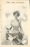 CPA Femme Colombes 