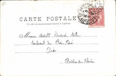 Vintage Postcard Militaria Polytechnic school Given of the flag