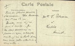 Vintage Postcard Militaria special School military Museum of the memory Bust out of bronze of Pierre 1st High King de Serbie of Promotion 1862 1864