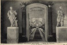 Vintage Postcard Militaria special School military Museum of the memory Entered of the museum