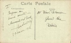 Vintage Postcard Militaria special School military Museum of the memory Entered of the museum