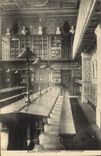 Vintage Postcard Militaria Polytechnic school the library