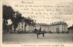 CPA Militaria Ecole de cavalerie Saumur 