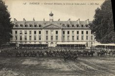 CPA Militaria Ecole Saumur Carrousel militaire la croix de Saint Andre 
