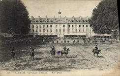 Vintage Postcard Militaria School military Saumur Carousel