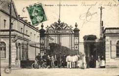 Vintage Postcard Militaria School of Bourges Pyrotechny