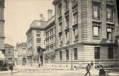 Vintage Postcard Central School Paris Entered of raised