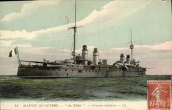 CPA Bateau Le Kleber Croiseur Cuirasse