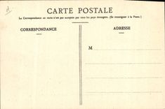 Vintage Postcard Boat Kleber beating house of the Minister for the Navy