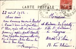 Vintage Postcard Boat Catastrophe of Freedom Freedom before the explosion