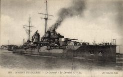CPA Bateau Le cuirasse La Lorraine 