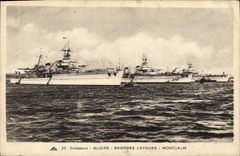 CPA Bateau Croiseurs Gloire Georges Leygues Montcalm