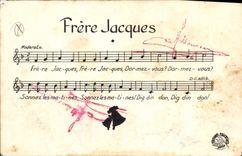 Vintage Postcard Brother Jacques