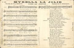 CPA Myrella la Jolie Benech Joanyd Berniaux 