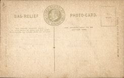 Vintage Postcard American Falls the Niagara from below (in relief)