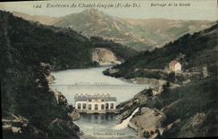 Vintage Postcard Electricity Surroundings of Chatel Guyon Stopping of Sioule