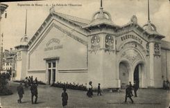 Vintage Postcard Electricity Exposure of Nancy the palate of electricity