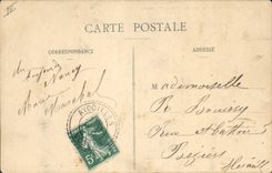 Vintage Postcard Electricity Exposure of Nancy the palate of electricity