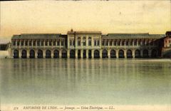CPA Electricite Environs de Lyon Jonnage Usine electrique