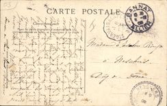 Vintage Postcard Electricity Stopping of Sioule the factory and the outfall