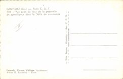 Modern Postcard Genissiat Electricity Seen taken from the top of the footbridge of monitoring in the control room