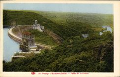 CPA Electricite Barrage d'Eguzon Vallee de la Creuse