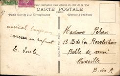 Vintage Postcard Electricity Saint Tulle the electric factory