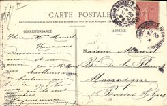 Vintage Postcard Fantasy Woman Airship