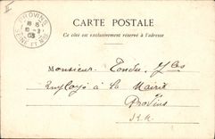 Vintage Postcard Fantasy Woman Easter Egg