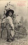 CPA Fantaisie Enfant Le petit jardinier 