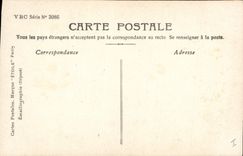 Vintage Postcard Fantasy Flowers Heliotrope Love eternal