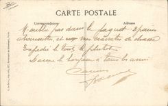 CPA Explosion de Saint Denis 4 mars 1916 Funerailles de victimes Le cortege quitte la caserne 