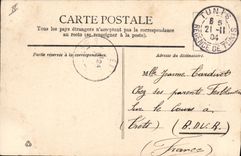 CPA Carthage Tombeaux puniques Tunisie 