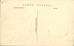 Vintage Postcard Funeral of the Foch Marshal Overall picture Place of the Harmony