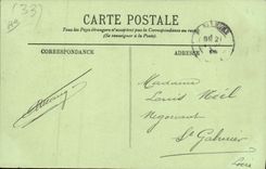 Vintage Postcard Bordeaux Funerailles of the Lecot cardinal the control of the cathedral Places Comedy