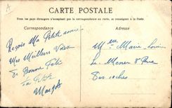 CPA Oiseau (dessin a la main) 