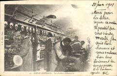 Vintage Postcard Central School the laboratory of electricity