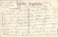 Vintage Postcard Ecole Cyr Saint the Large one Squares Militaria