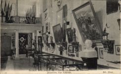 Vintage Postcard Special School Military Museum of the memory Second side Sight Militaria