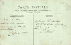 Vintage Postcard School Cyr Saint With the camp of Trawl-nets Lunch in the open air Militaria