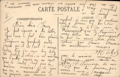 CPA Militaria Legion Etrangere Tunisie Gabes Boulevard Fallieres Defile de Joyeux TOP