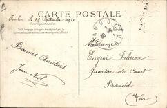 CPA Bateau Liberte Cuirasse d'escadre 