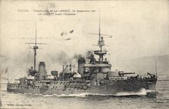 CPA Bateau Toulon Catastrophe de la Liberte avant l'explosion 