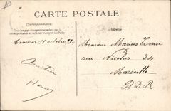 CPA Bateau Catastrophe du Liberte Les obseques Defile du cortege 