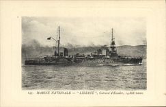 CPA Bateau Liberte Cuirasse d'escadre 