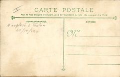 Vintage Postcard Bateau Freedom Armours has turrets during its tests has excess