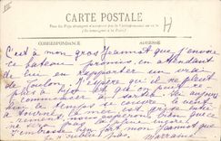 Vintage Postcard Bateau Freedom Armours Detruit squadron in roads of Toulon by an explosion