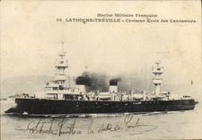 Vintage Postcard Boat Latouche Treville Cruiser School of the Gunners