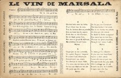 CPA Le vin de Marsala Villemer Delormel Vargues 