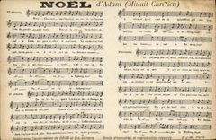 Vintage Postcard Christmas Christian Midnight